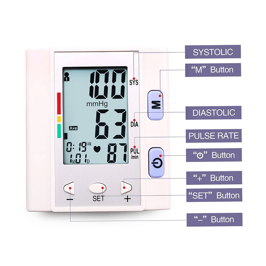 Digital Wrist Blood Pressure Monitor-UW-DBP-2229