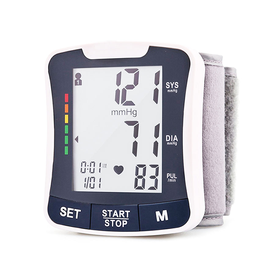 Veridian Healthcare SmartHeart Talking Blood Pressure Wrist Monitor, Gray