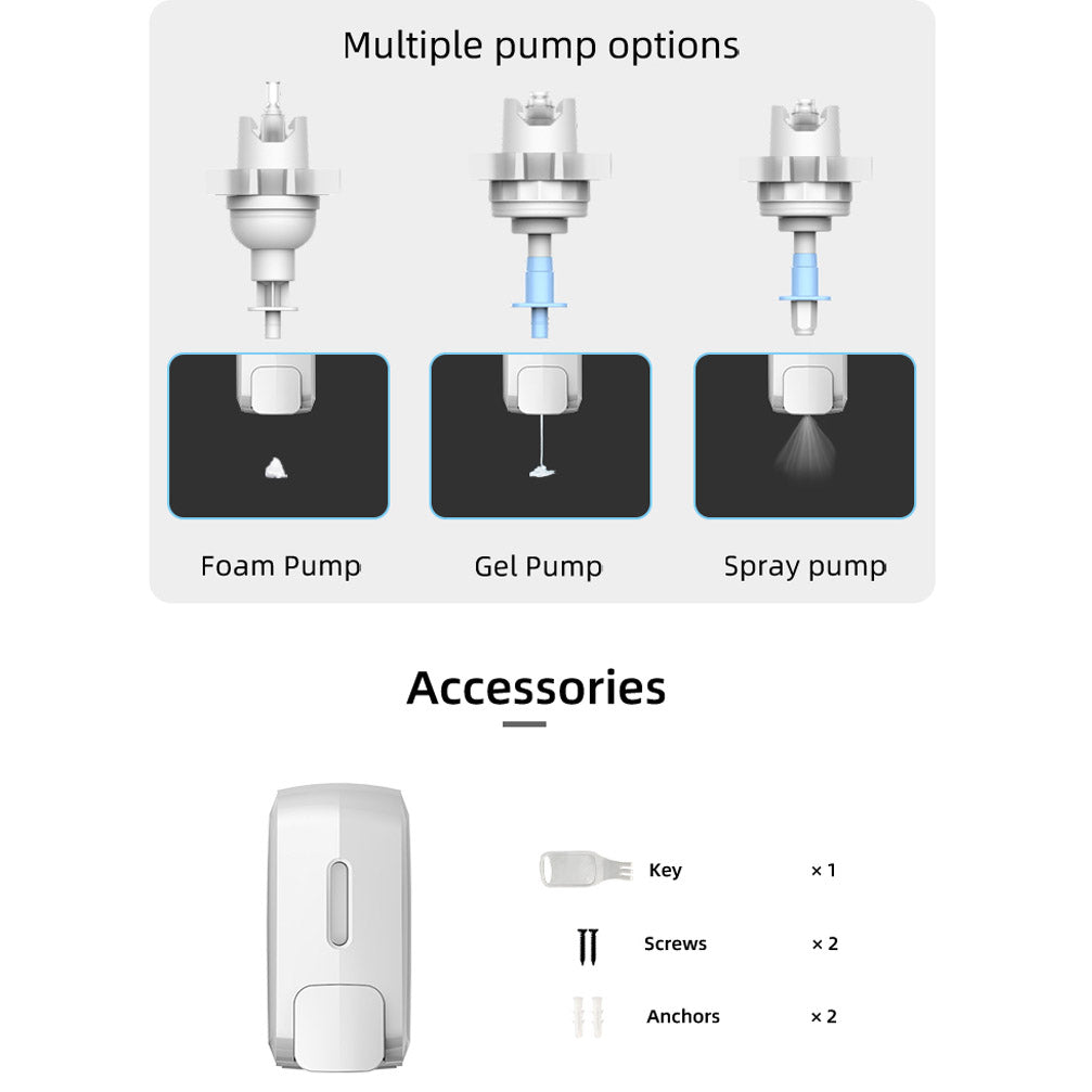 Manual Hand Sanitizer Dispenser-UW-ZDJ-001